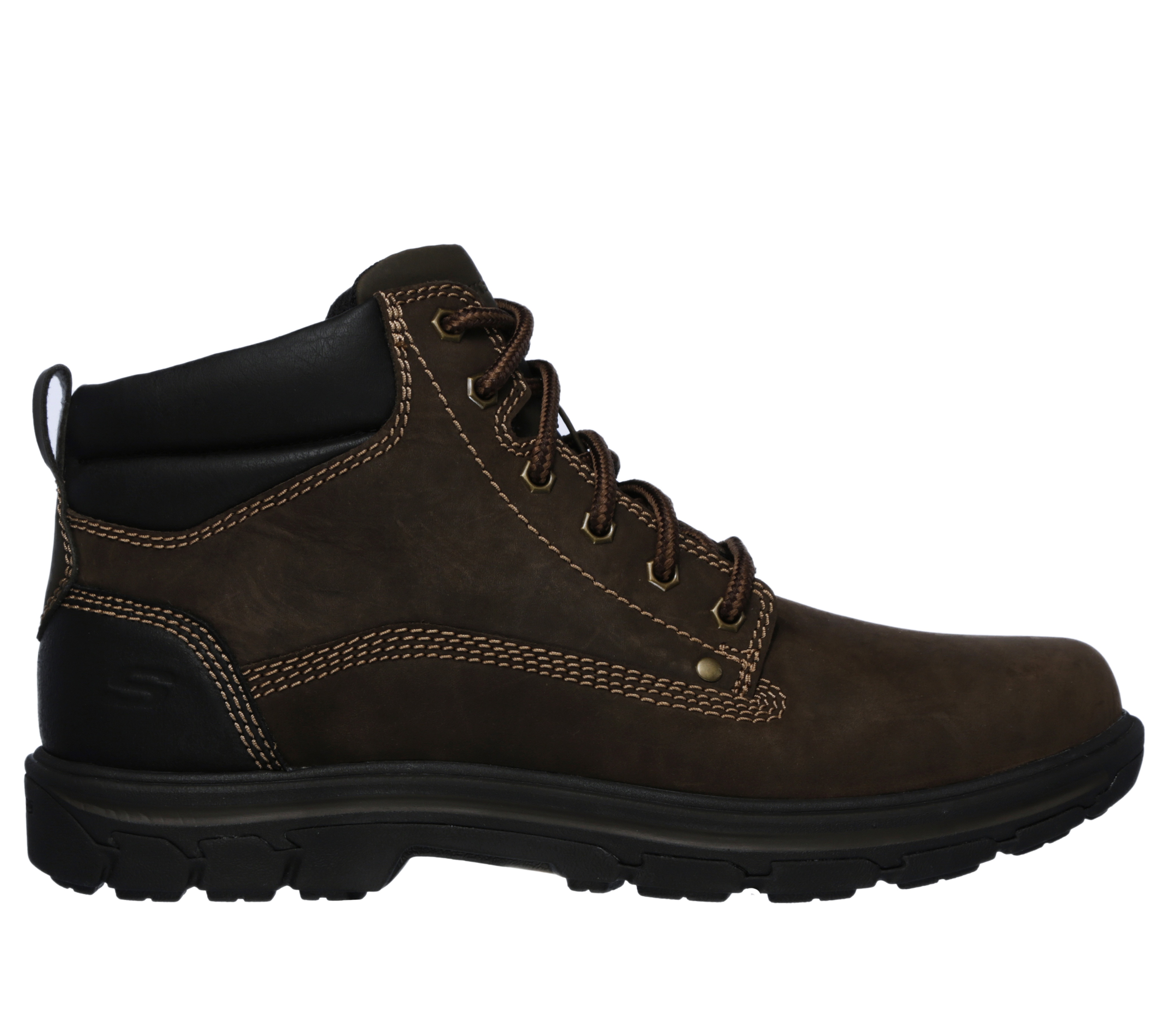 mens skechers boots with memory foam