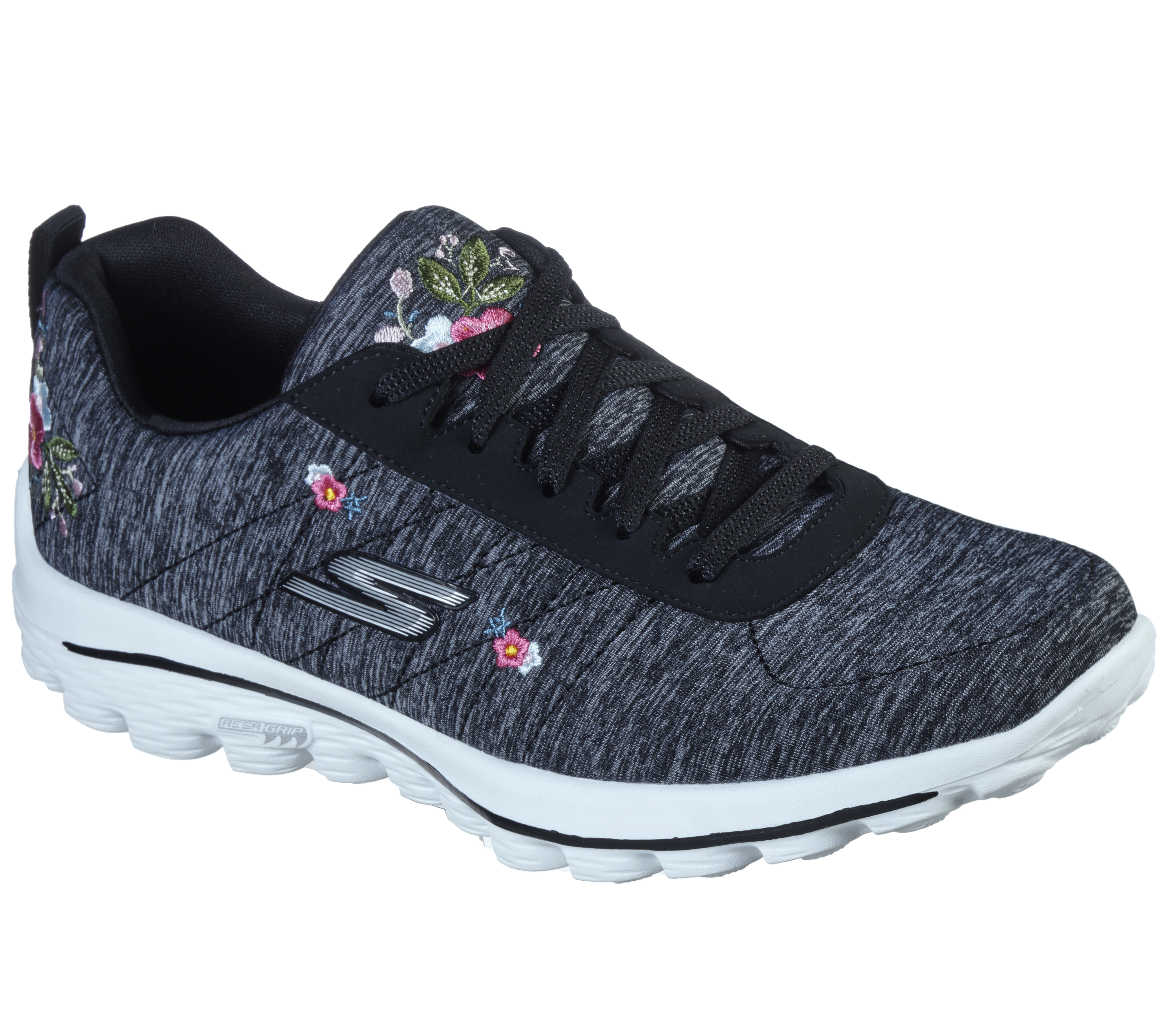 Skechers D'lites - Blooming Path Walking Sneakers From Finish Line in Black