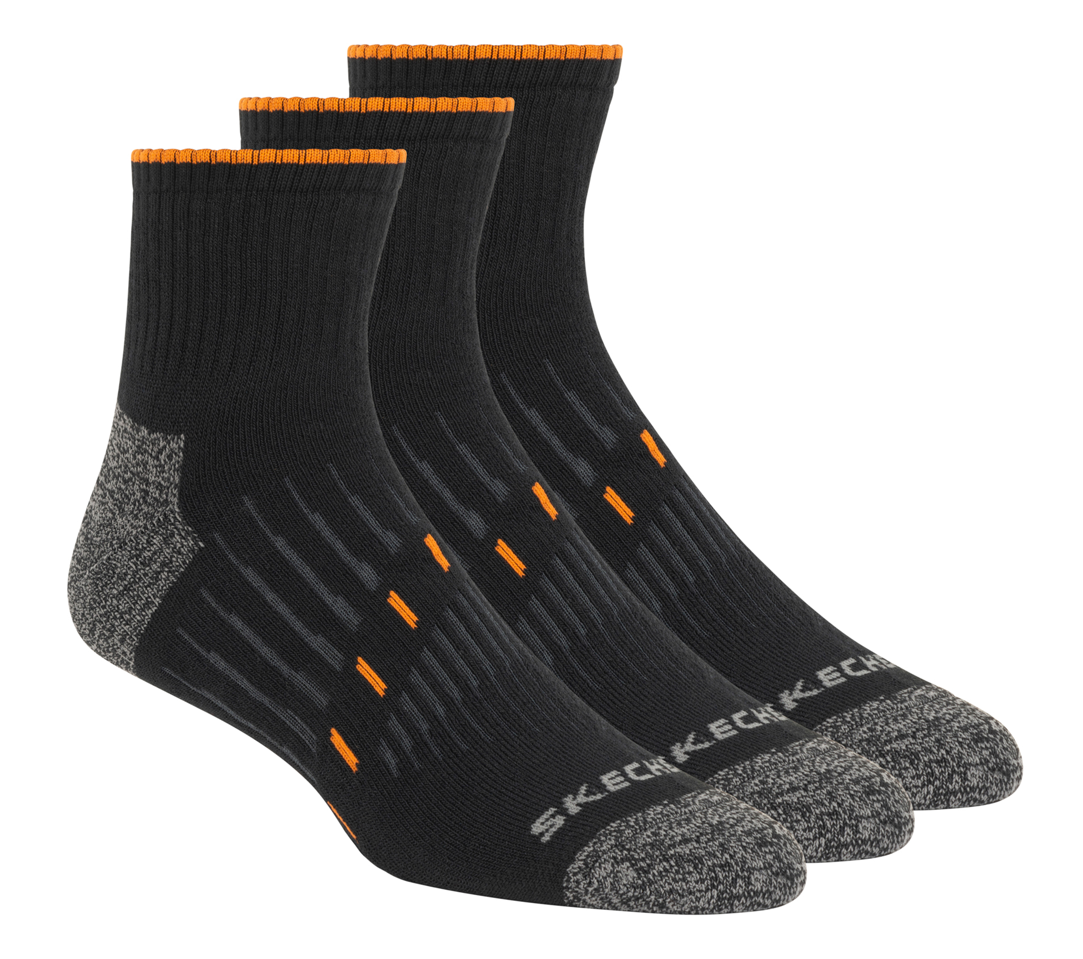 Shop the 3 Pack Work Quarter Socks | SKECHERS