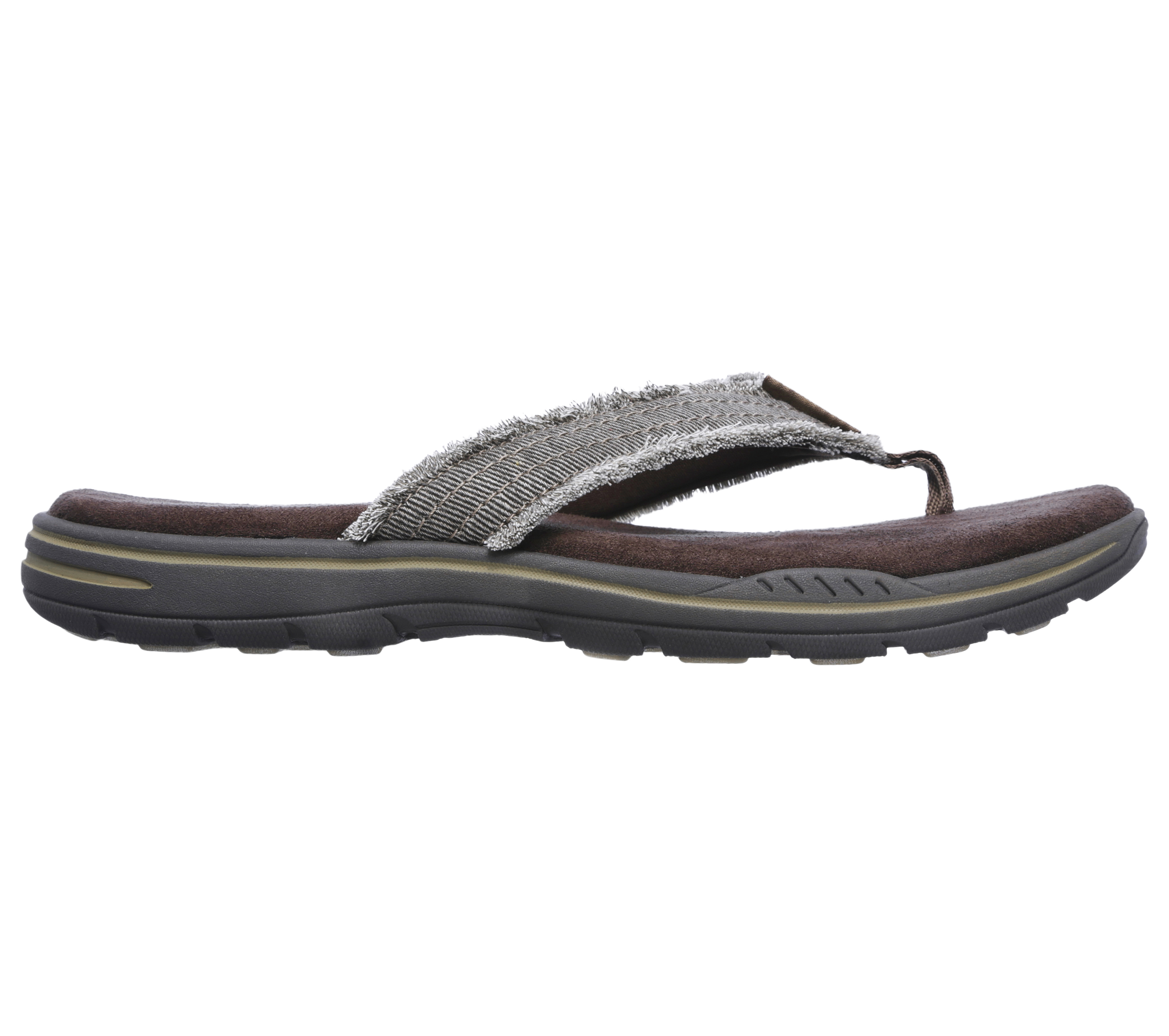 skechers even arven mens flip flops