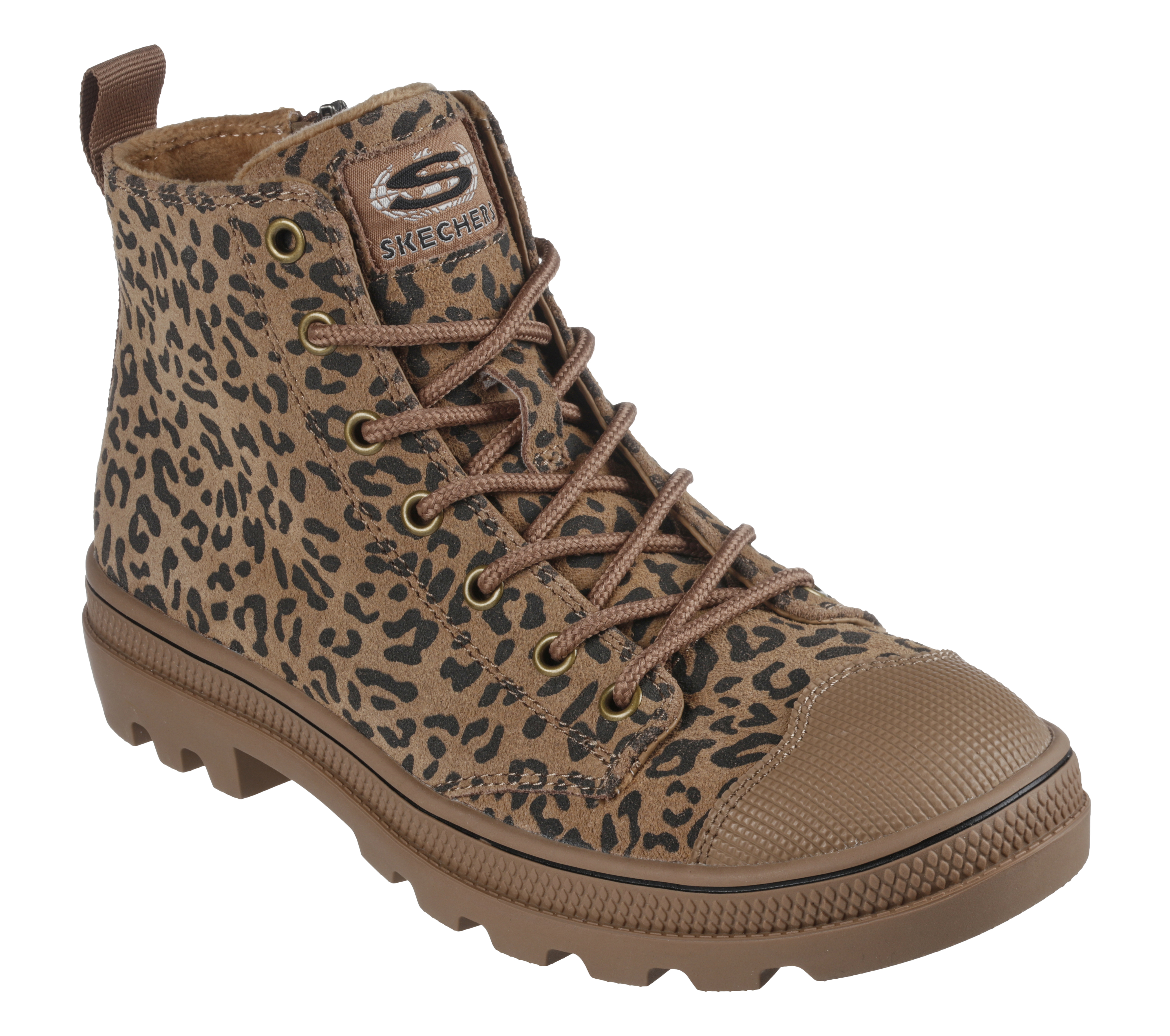 skechers leopard print boots