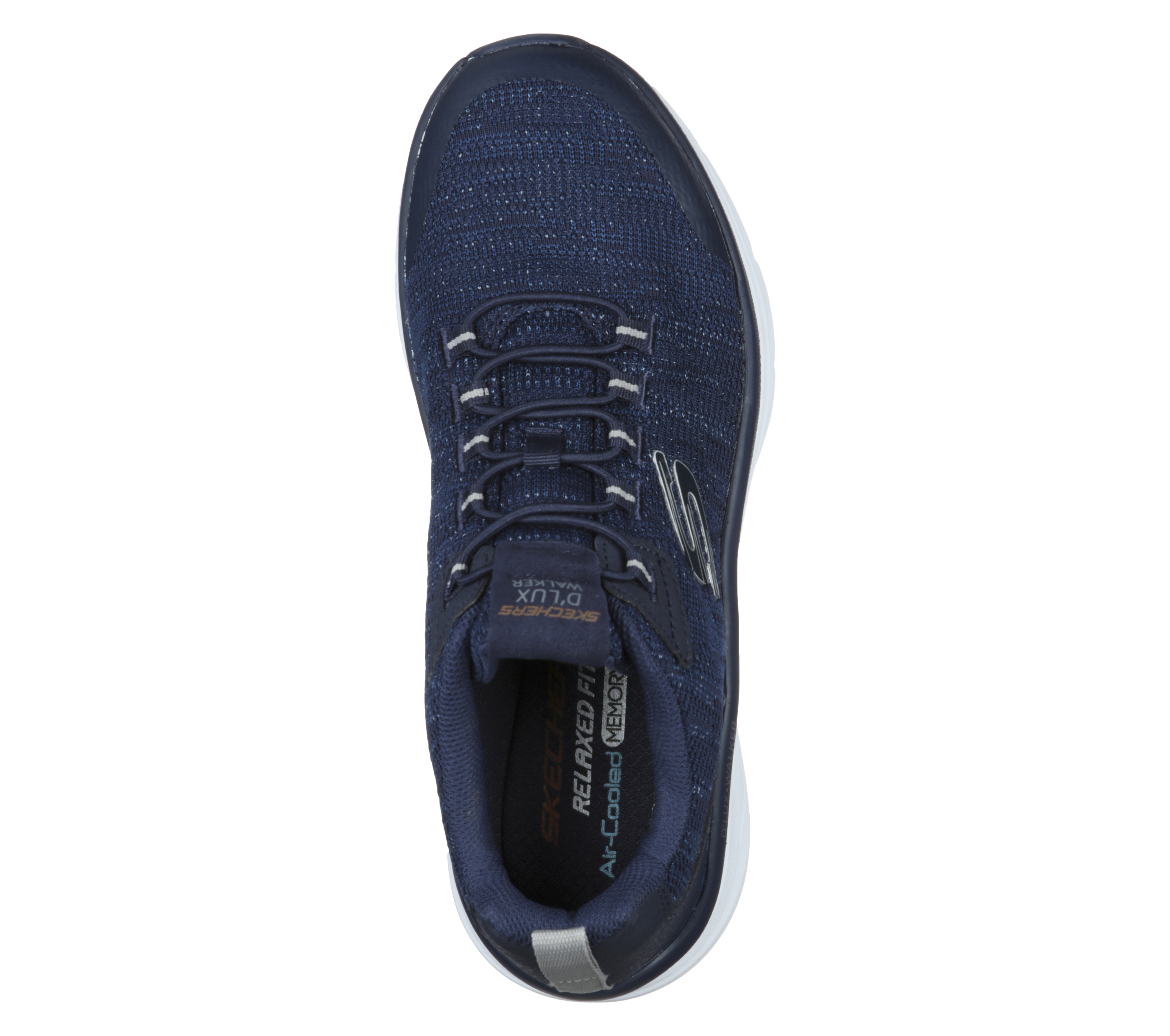 skechers lace up sneakers hombre azul