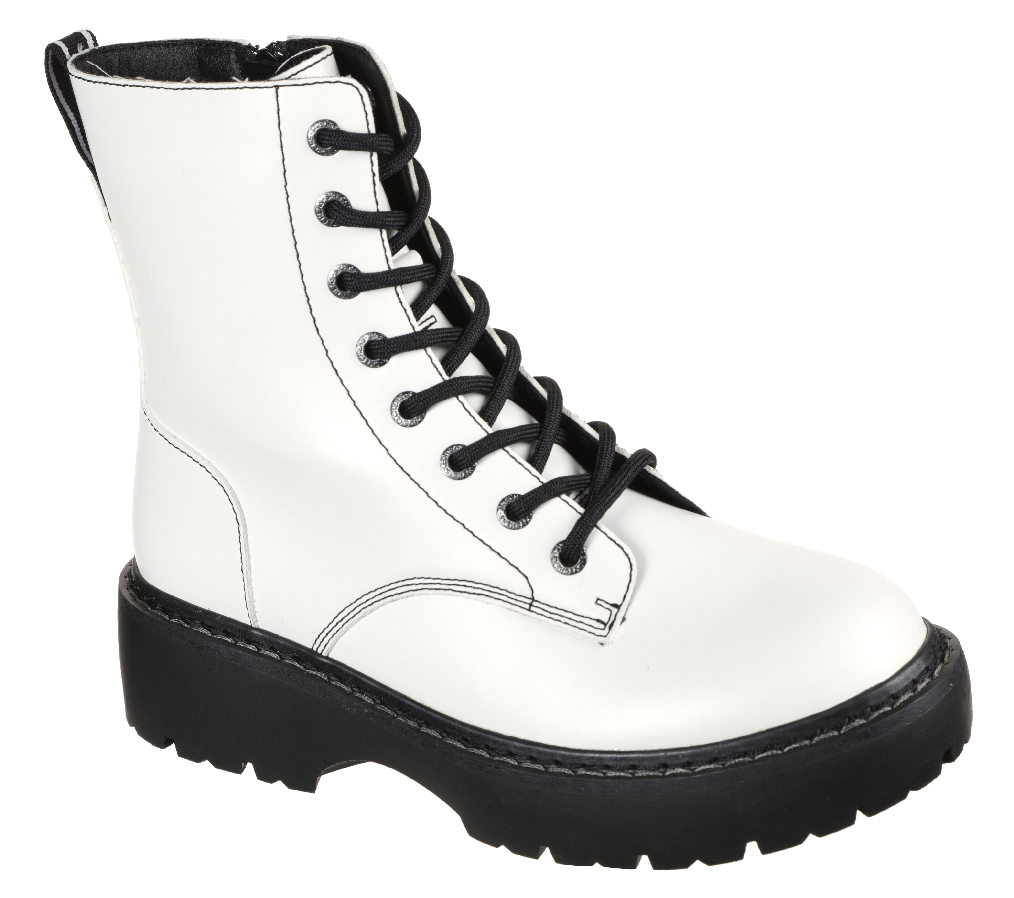 cool white boots