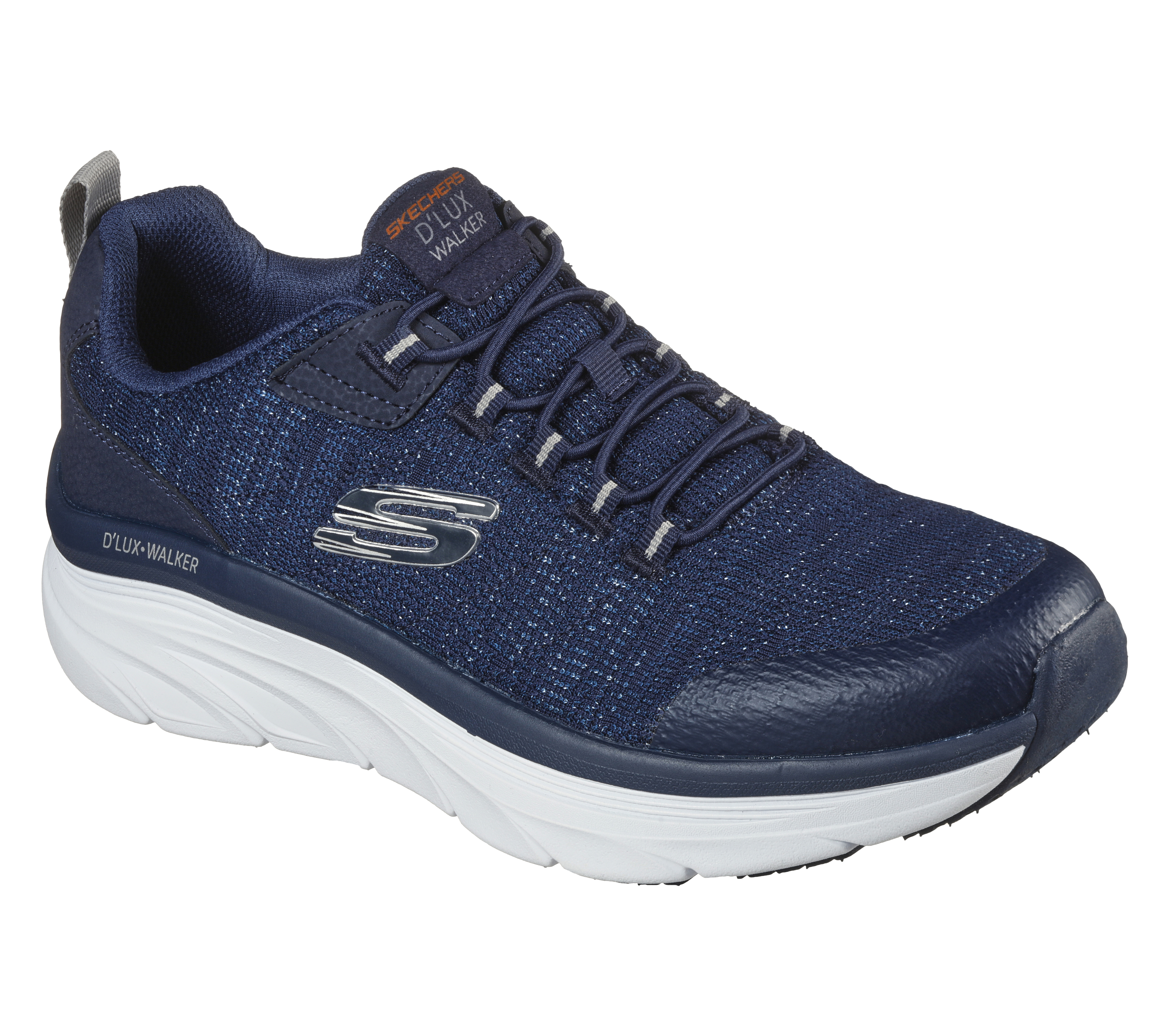 skechers lace up sneakers hombre azul