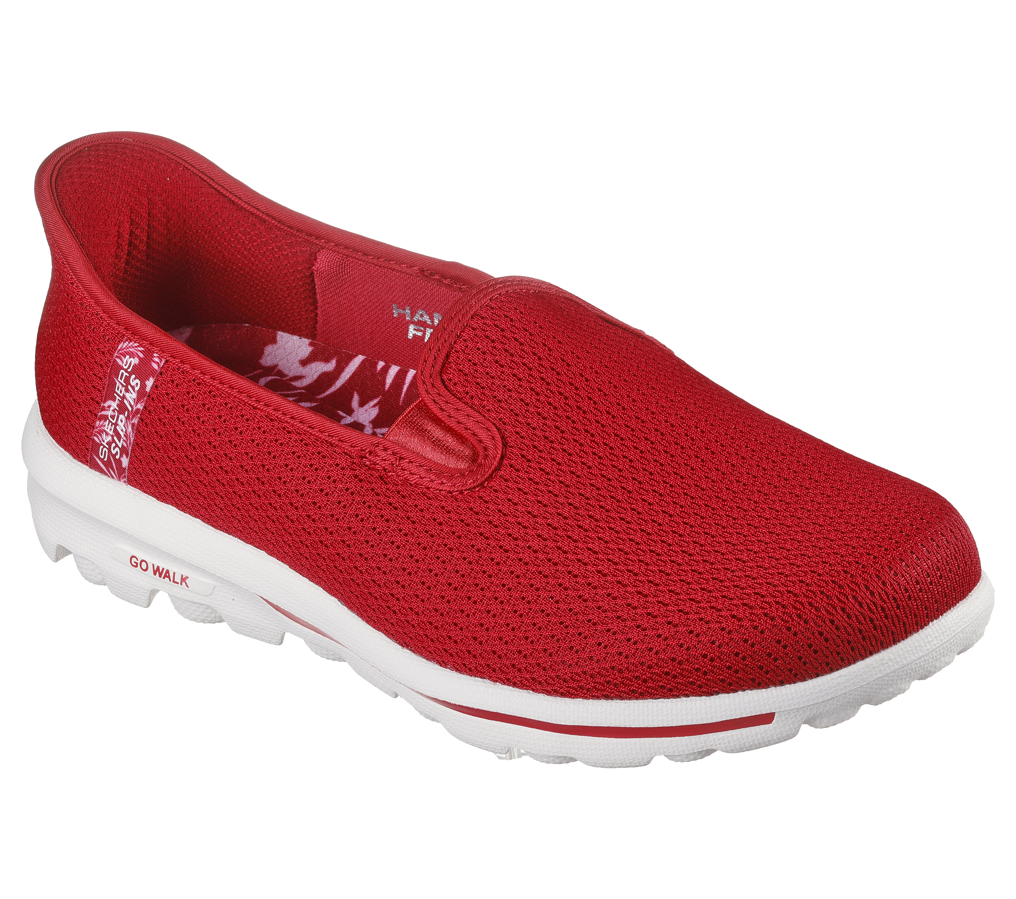 Red skechers slip on online