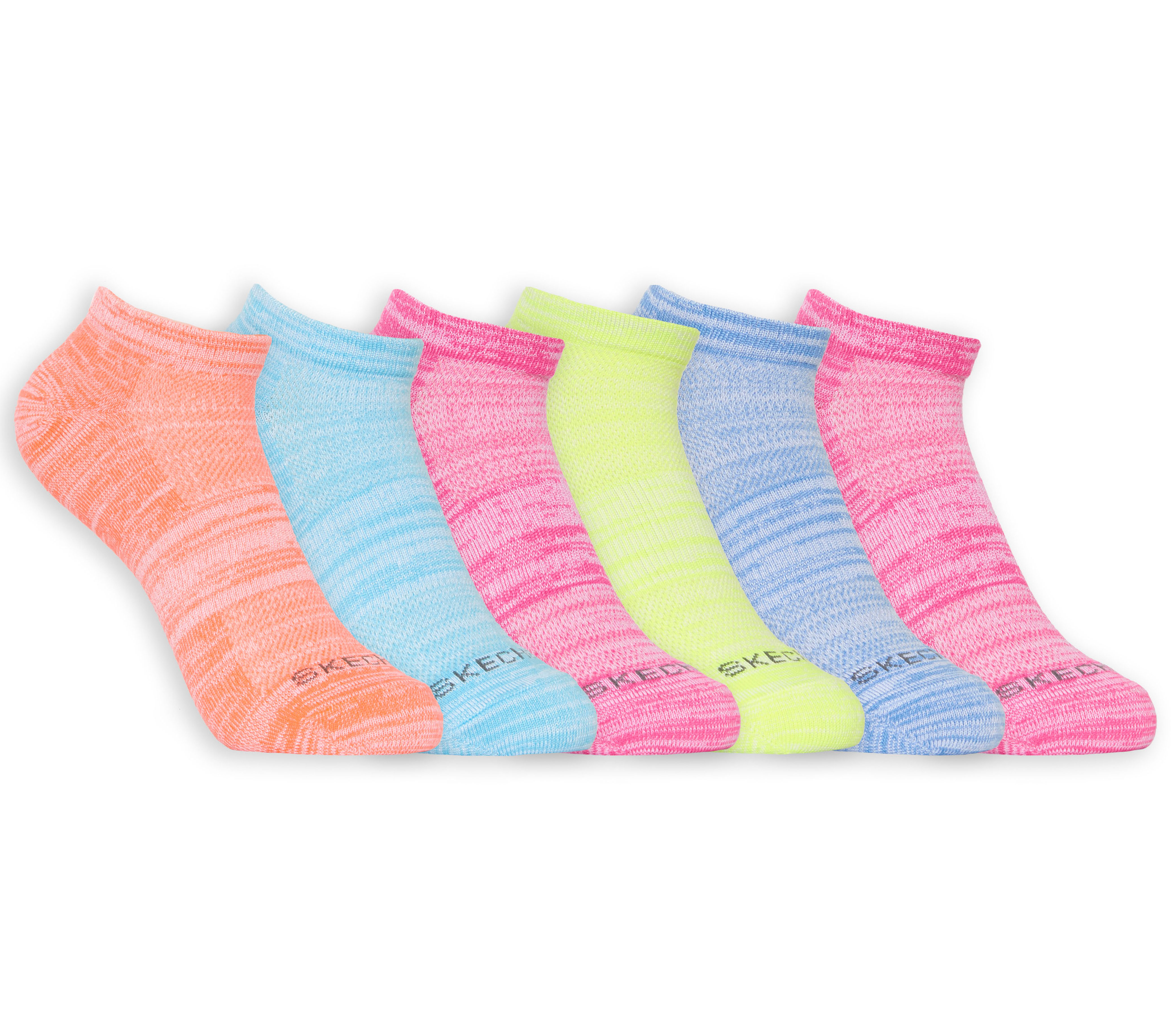 6 Pack Low SKECHERS Sport Cut Stripe | Socks