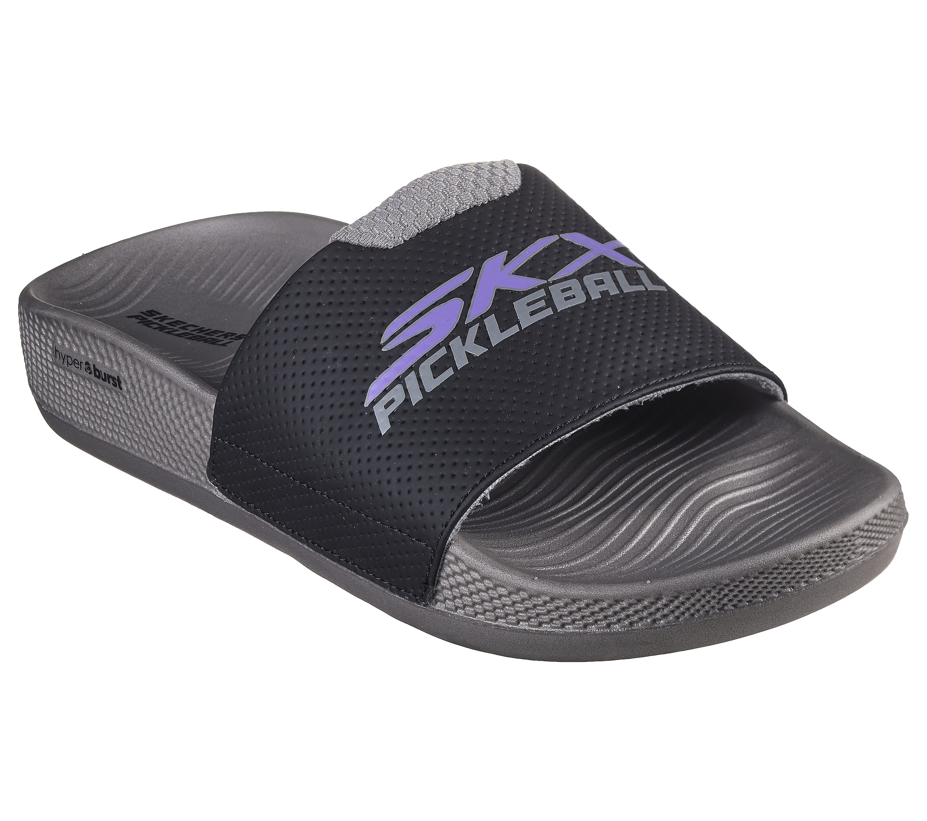 Buy SKECHERS HYPER SLIDE - RELIANCE Black Sliders online