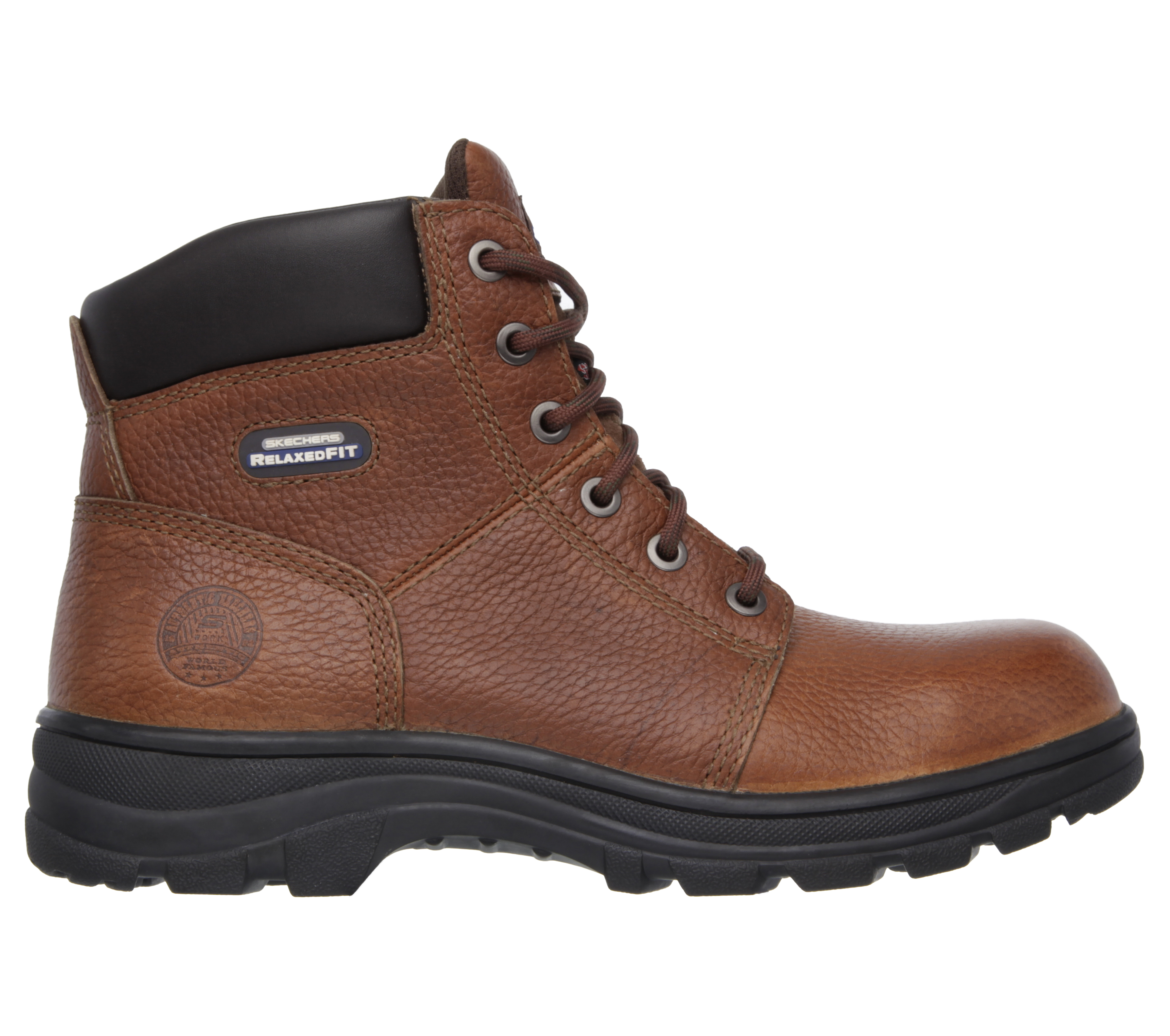 skechers pull on work boots